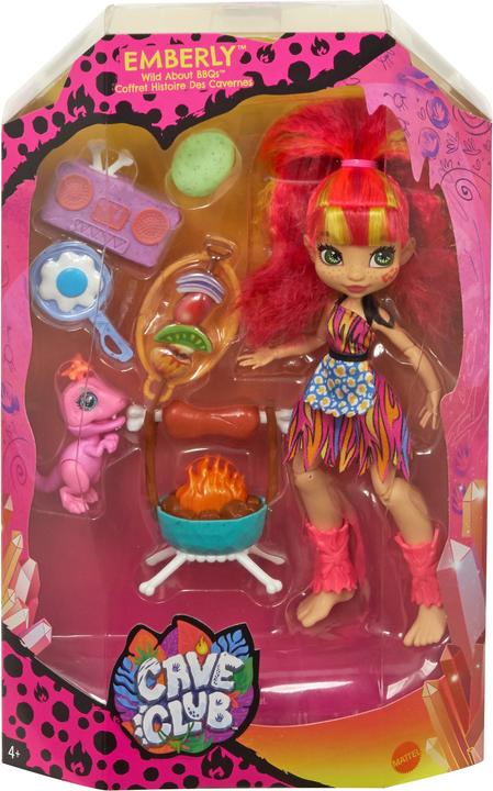 Actual product image Cave Club Wild About Bbqs Playset + Emberly Doll