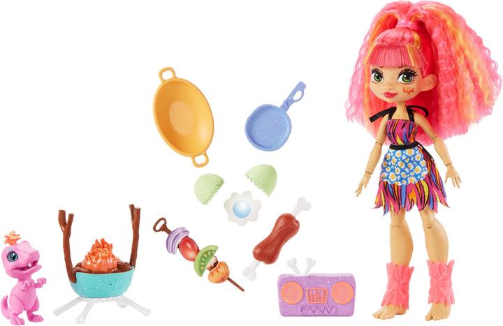 Actual product image Cave Club Wild About Bbqs Playset + Emberly Doll