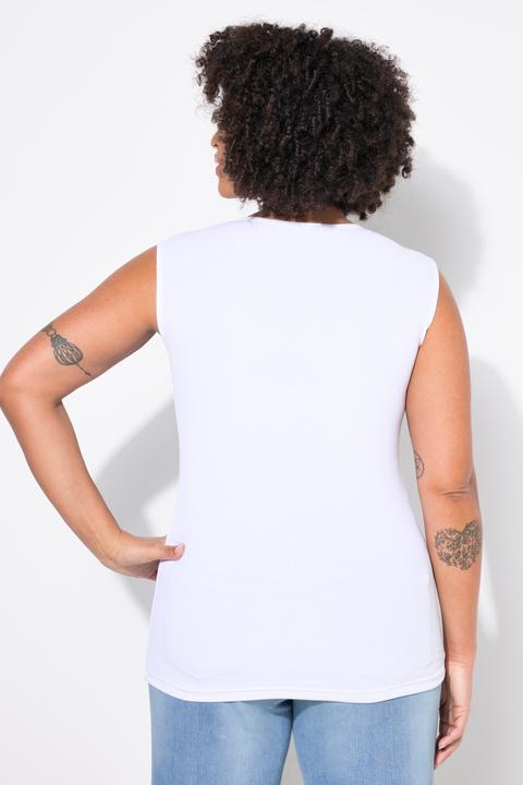 Image du produit Angel of Style Rippshirt, Slim Fit, Ziersteinchen (48)