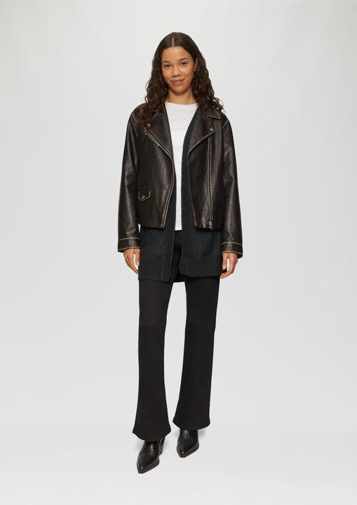 Image du produit S.Oliver Strickjacke Weiche Strickjacke mit Rollkante (XS)