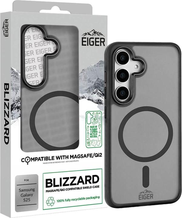 Image du produit Eiger 3m Ultra-Protection Magsafe-Case GRS Blizzard Magsafe Case GRS Black (Samsung Galaxy S25)