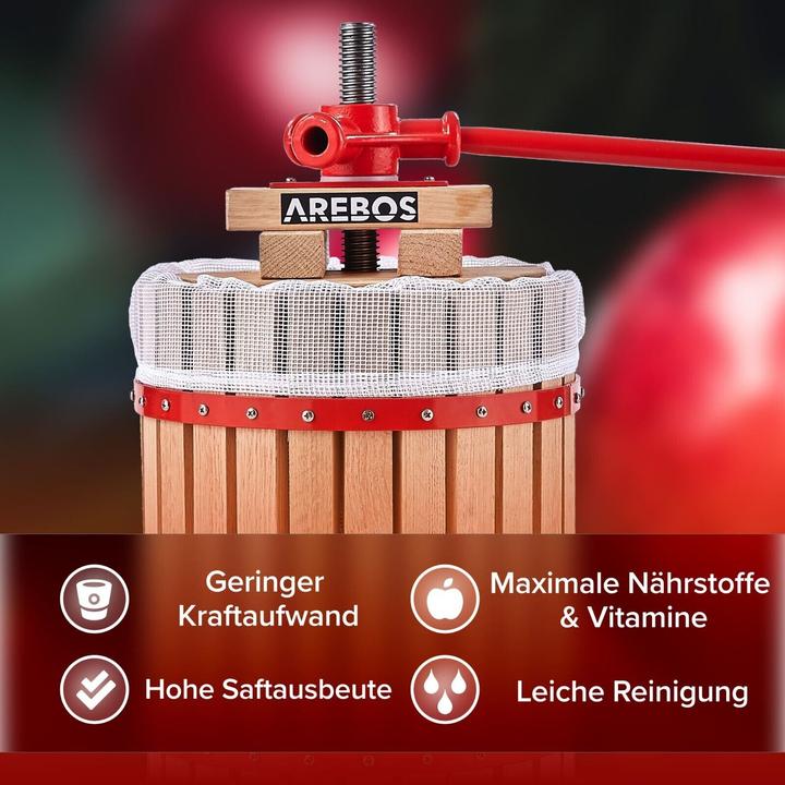 Image du produit Arebos Presse à fruits