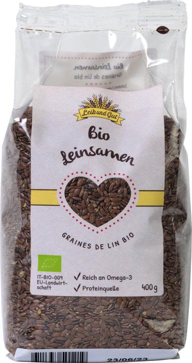 Leib und Gut Organic flaxseed (400 g)