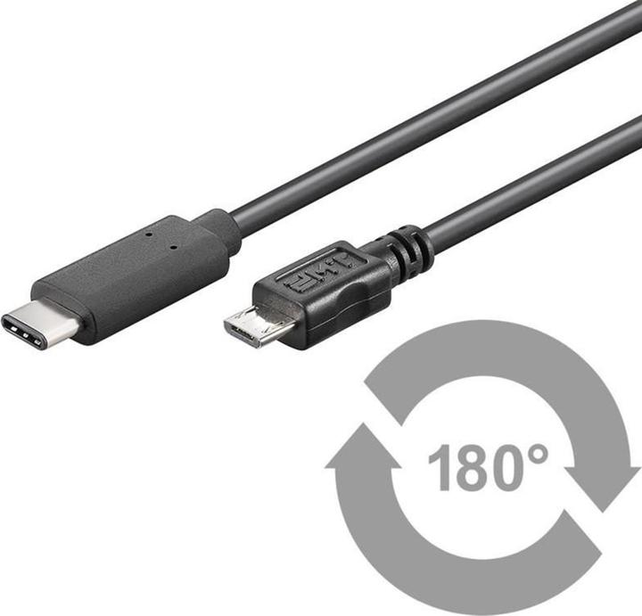 Produktbild MicroConnect USB 3.1 SuperSpeed Micro Kabel (1 m, USB 2.0)