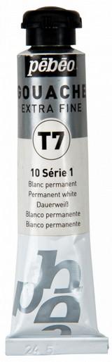 Pebeo T7 Extra Fine Gouache (Permanent white, 20 ml)