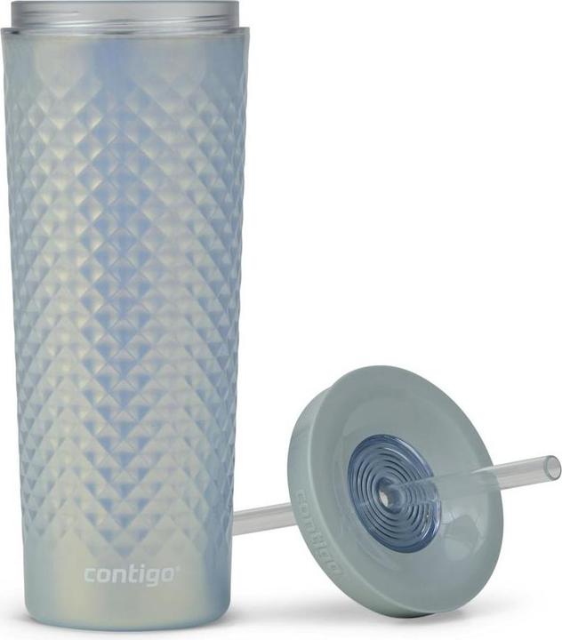 Immagine prodotto Contigo - Becher mit Strohhalm Autoclose grau (0.59 l)