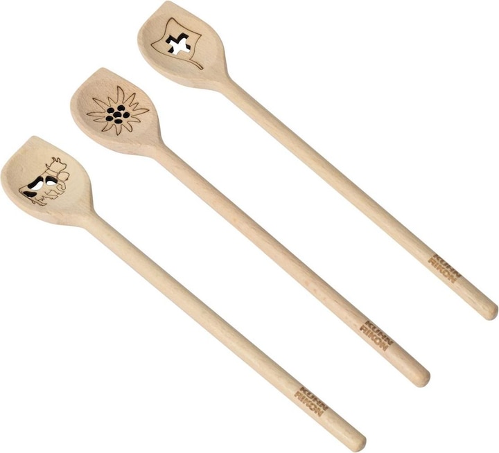 Actual product image Kuhn Rikon Set de spatule en bois 3 pièces