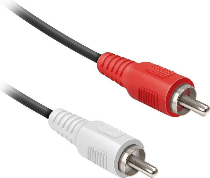Actual product image Ekon Audio Cable 2 RCA Male to 2 RCA Male (1.80 m, Cinch Cables)