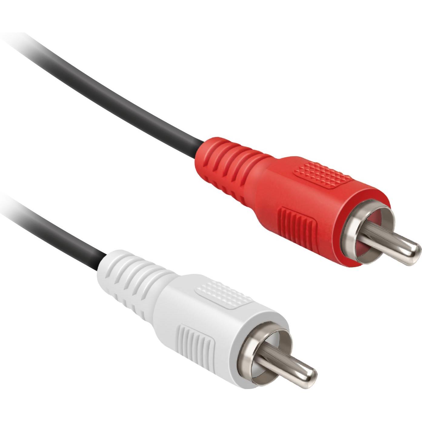 Ekon Cavo audio 2 RCA maschio a 2 RCA maschio (1.80 m), Cavo audio