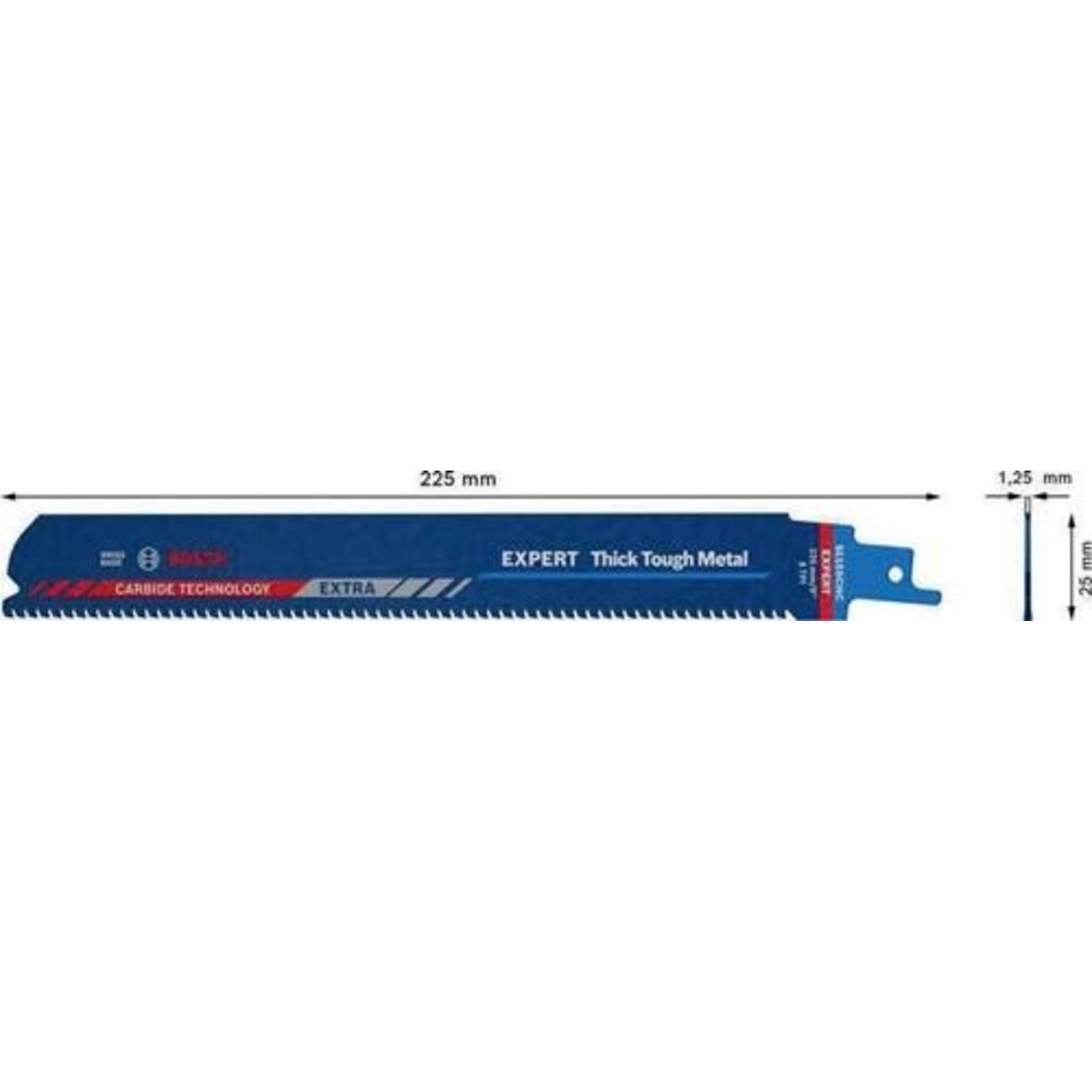 Bosch Professional Zubehör, Sägeblatt, EXPERT ‘Thick Tough Metal’ S 1155 CHC Säbelsägeblatt, 10 Stück
