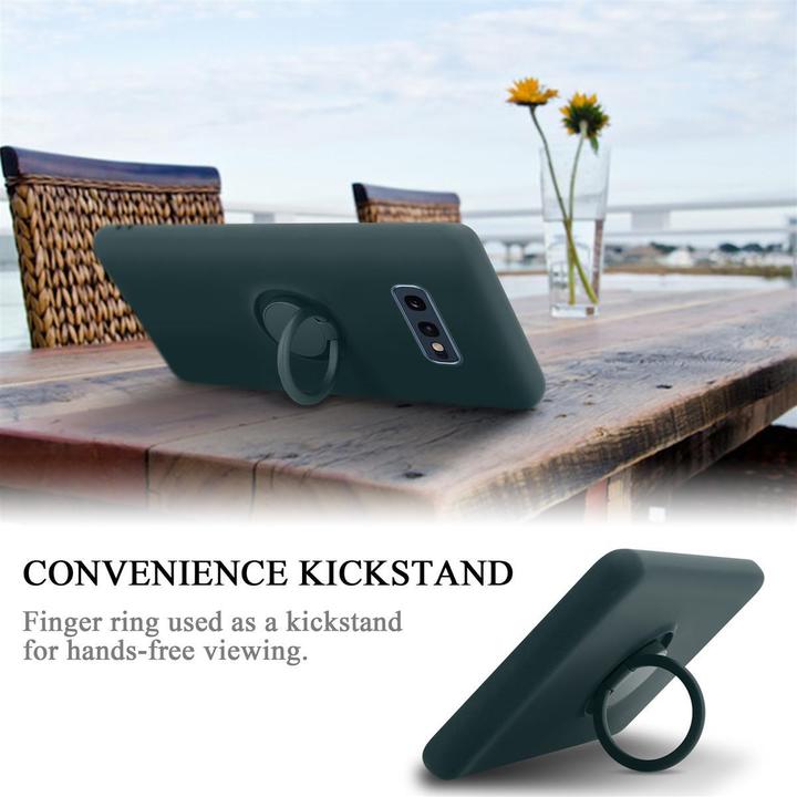 Actual product image Cadorabo TPU Liquid Ring Silicone Case Cover (Samsung Galaxy S10e)