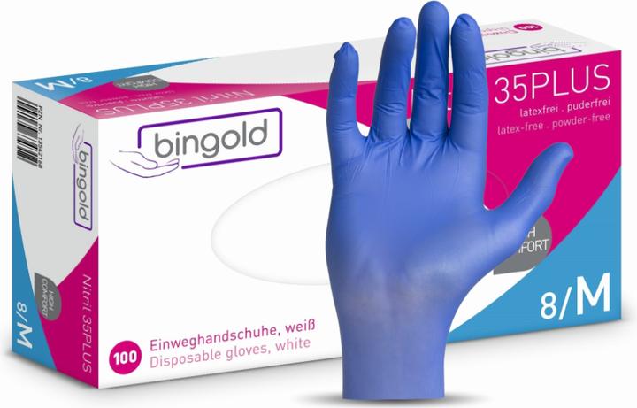Produktbild Bingold Nitril 35PLUS, weiss M (M)
