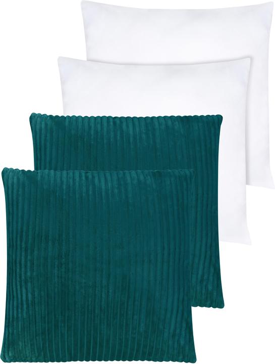 Aspero 2 x Couchkissen 60x60 cm mit Füllung - 9059 (60 x 60 cm)