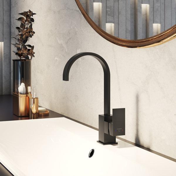 Immagine prodotto Steinberg Rubinetto da cucina serie 135, girevole, con scarico a scomparsa, sporgenza 150 mm, 135150