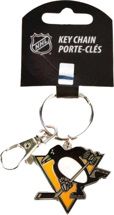 Actual product image Inglasco Pittsburgh Penguins NHL Logo Keyring