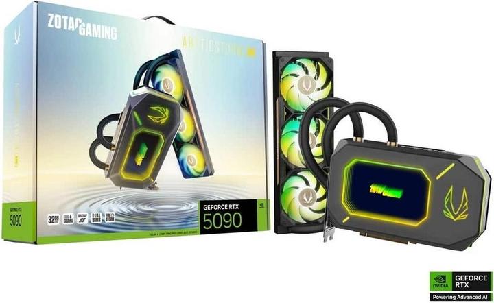 Actual product image Zotac GeForce RTX 5090 ArcticStorm AIO (32 GB, GDDR7)