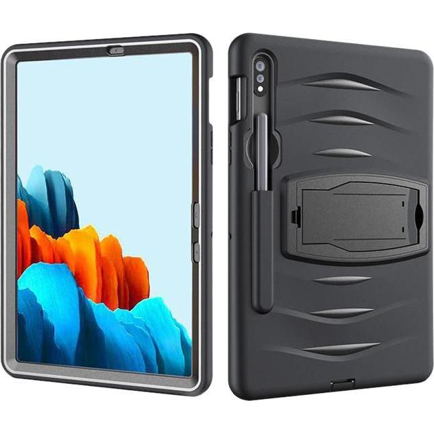 Thumbnail - eSTUFF Wombat Defender Case for (S8, Galaxy Tab S7), Tablet Hülle, Schwarz
