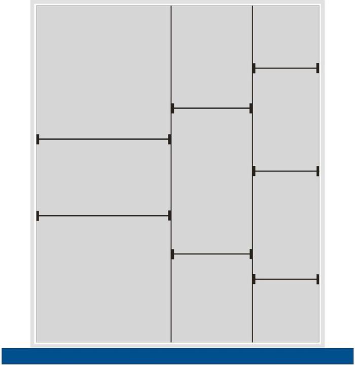 Actual product image Bott Partition/plug-in wall range (65 cm, 65 cm)