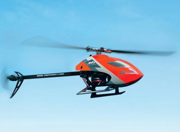 Actual product image OMP Hobby Helicopter M1 EVO Flybarless, 3D, Red BNF