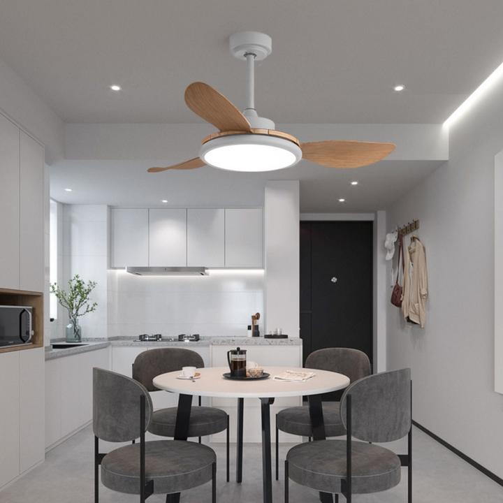 Produktbild Hermex Ventilator mit LED-Beleuchtung Deckenventilator Deckengebläse (20 dB)