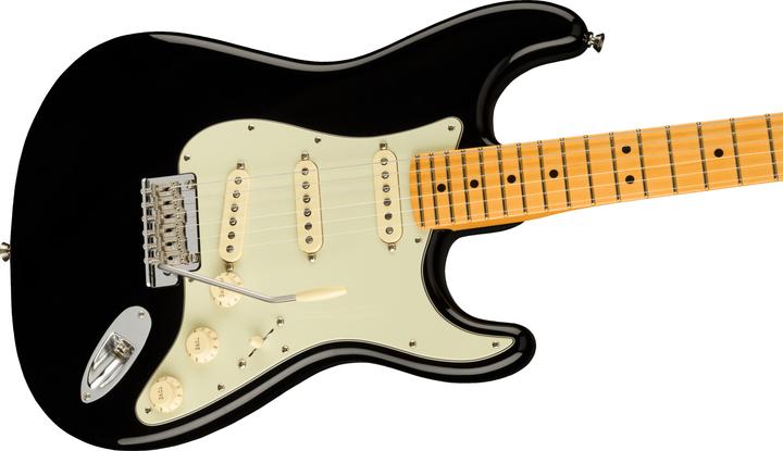 Actual product image Fender American Professional II Stratocaster Black MN elektrische gitaar met koffer (Classical guitar)