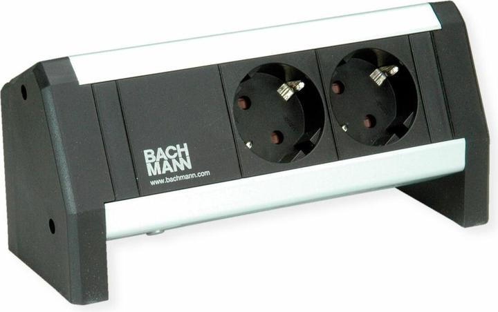 Productafbeelding Bachmann DESK 1, 2x stopcontact (902.1131) (2x, CEE 7/3, Type 13, Type 23)