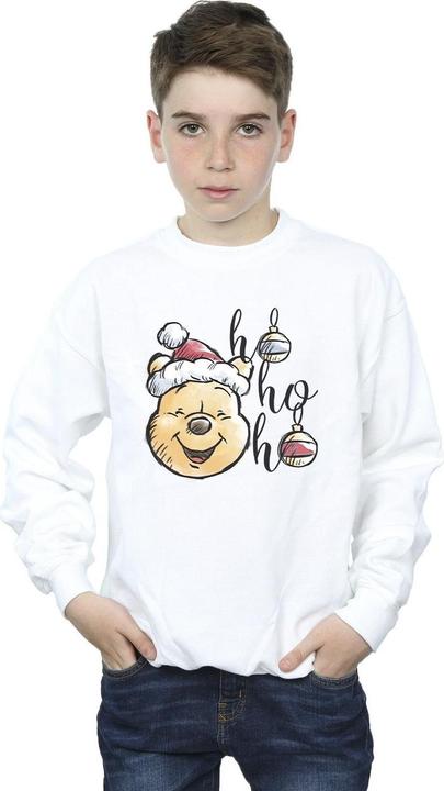 Actual product image Disney Boys Winnie The Pooh Ho Ho Ho Baubles Sweatshirt (140, 146)