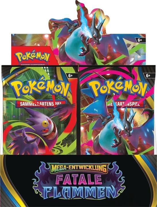 Produktbild Pokémon ME02 Fatale Flammen Booster Display DE (Deutsch, Booster Display)