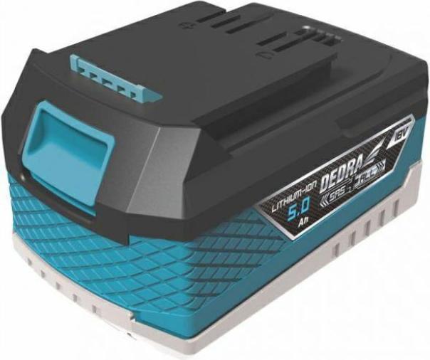 Actual product image Dedra 5.0Ah 18V Li-Ion battery