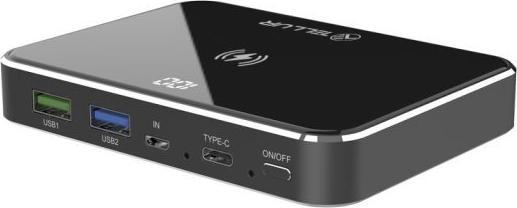 Productafbeelding Tellur Graphene PD10000 Power Bank 10000mAh juodas (10000 mAh, 50 W, 37 Wh)