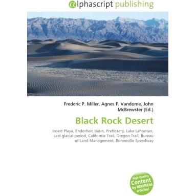 Black Rock Desert, Fachbücher von Agnes F. Vandome, Frederic P. Miller, John McBrewster