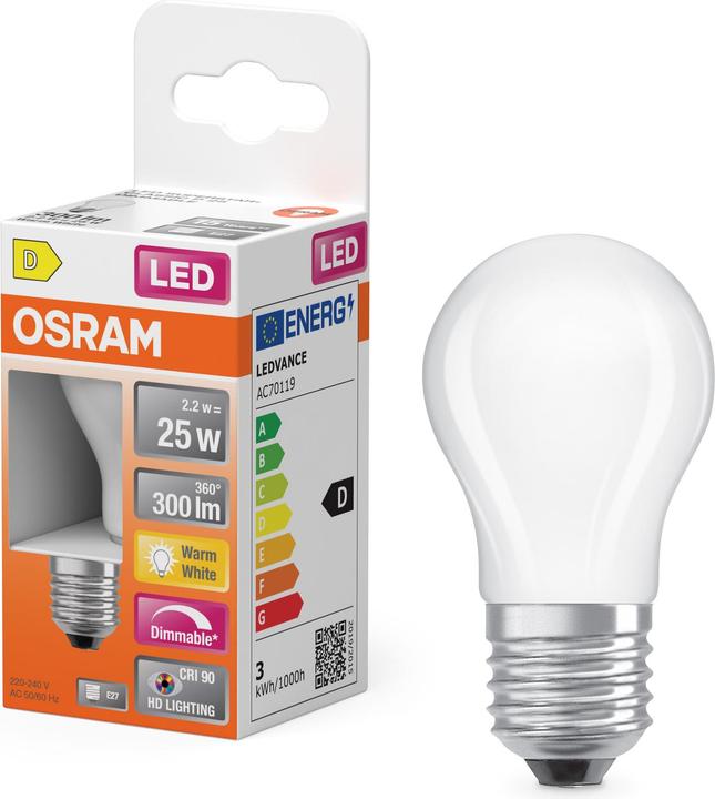 Image du produit Osram LED Superstar Plus Classic P Filament (E27, 300 lm, 6 x)
