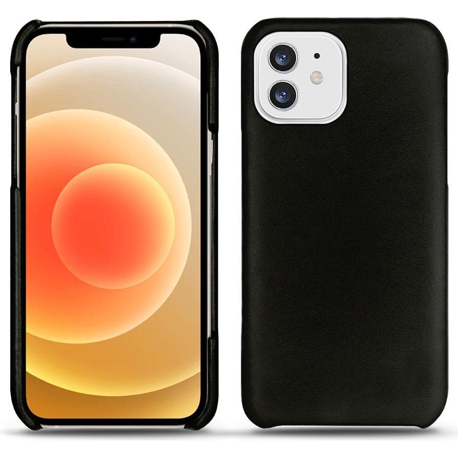 Thumbnail - Noreve Lederschutzhülle (Apple iPhone 12 mini), Smartphone Hülle, Schwarz