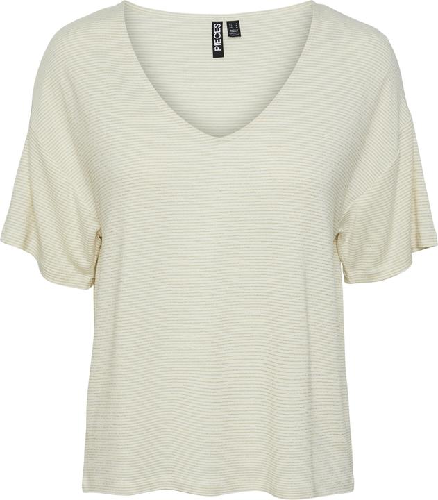 Pieces Pcbillo Oversized Tee Lurex Stripes Noos (M)