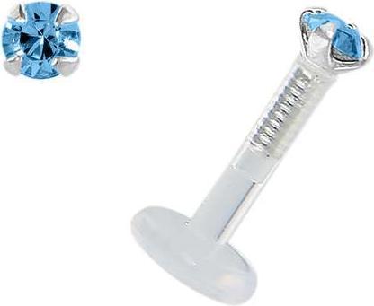 Immagine prodotto Bijouteria Piercing (Bioplastica, Argento 925, Cristallo premium)