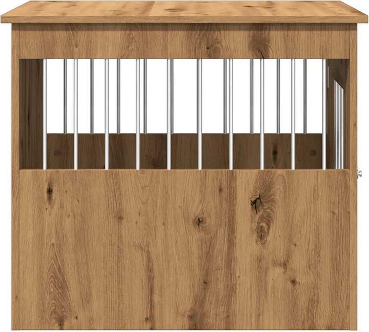 Actual product image vidaXL Dog cage in furniture style Artisan oak 55x75x65 cm wood-based material