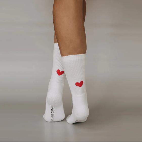 Actual product image Eulenschnitt Socks heart red 39-42 - by (39 - 42)