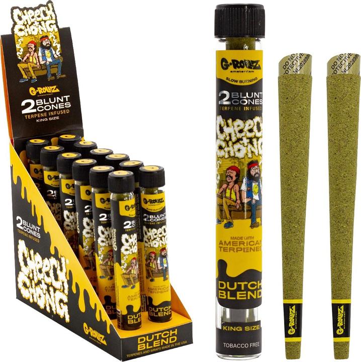 Actual product image G-Rollz Terpene Infused Blunt Dutch Blend 2pcs