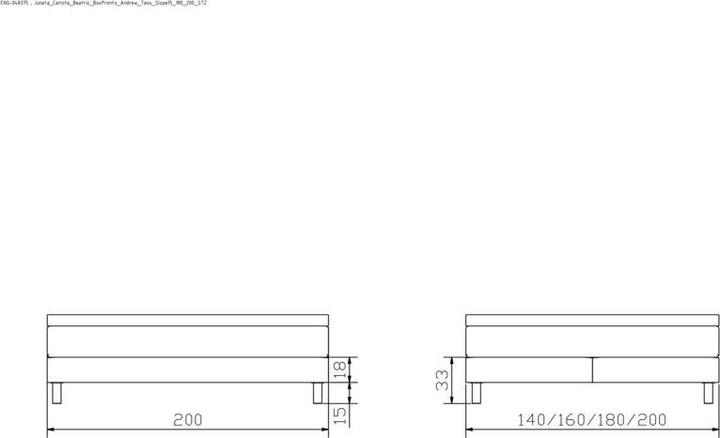 Actual product image Hasena Carlota (180 x 200 cm)