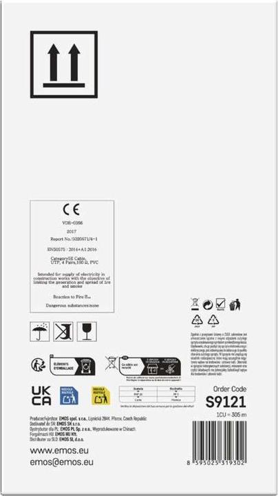 Produktbild Emos Datenkabel UTP CAT 5E, 305m (CAT5e, 305 m)