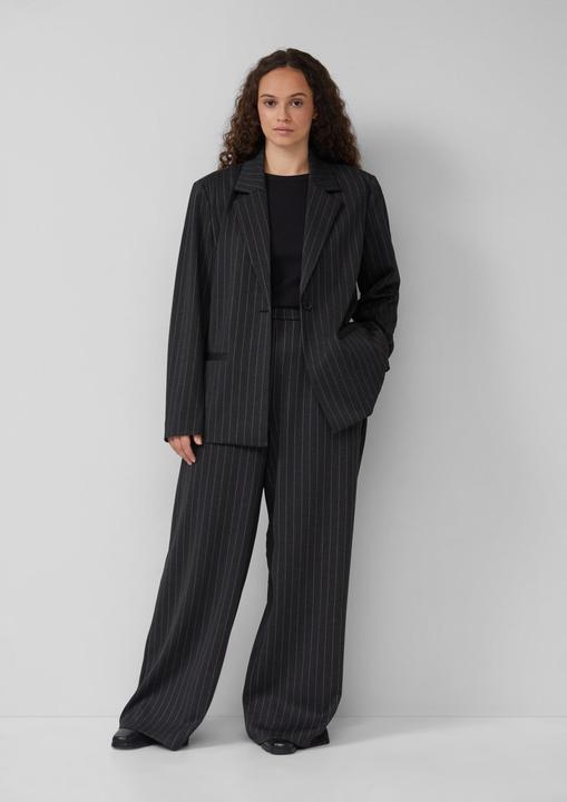 Immagine prodotto s.Oliver Indoor-Blazer Gemusterter Blazer aus Interlockjersey (46)
