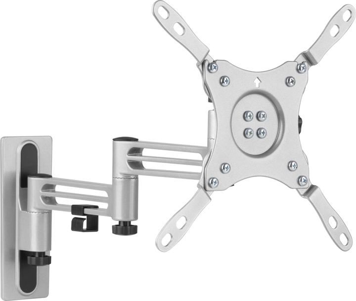 Deltaco ARM-0267 monitor mount / stand (43") Screws Silver (Wand, 43", 15 kg)