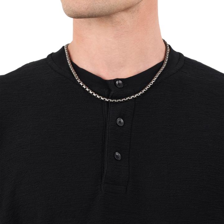 Actual product image S.Oliver Halsketten für Herren, Edelstahl (Stainless steel, 5 cm)