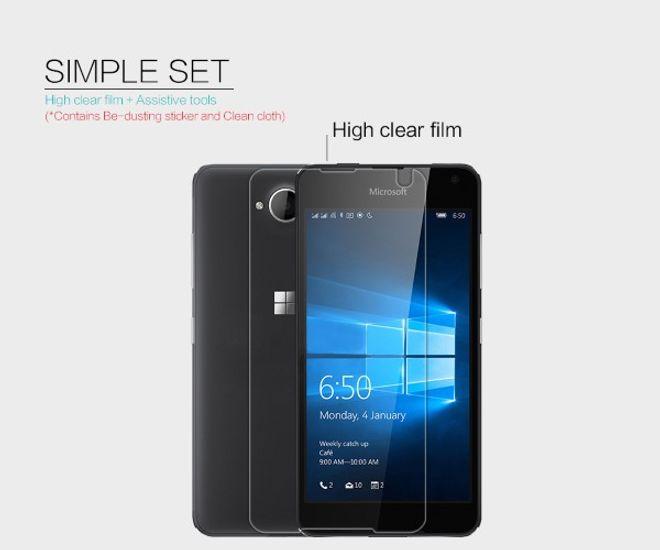 Actual product image Nillkin Super Clear (1 Piece, Microsoft Lumia 650)