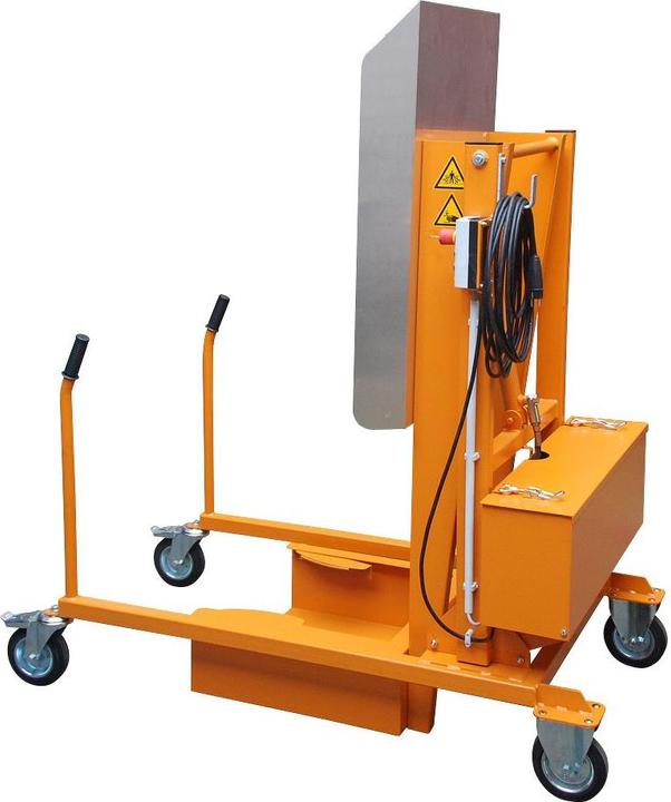 Produktbild Bauer Südlohn Bauer Mülltonnen Kippstation MKS 230 Volt lackiert in der Farbe Gelborange