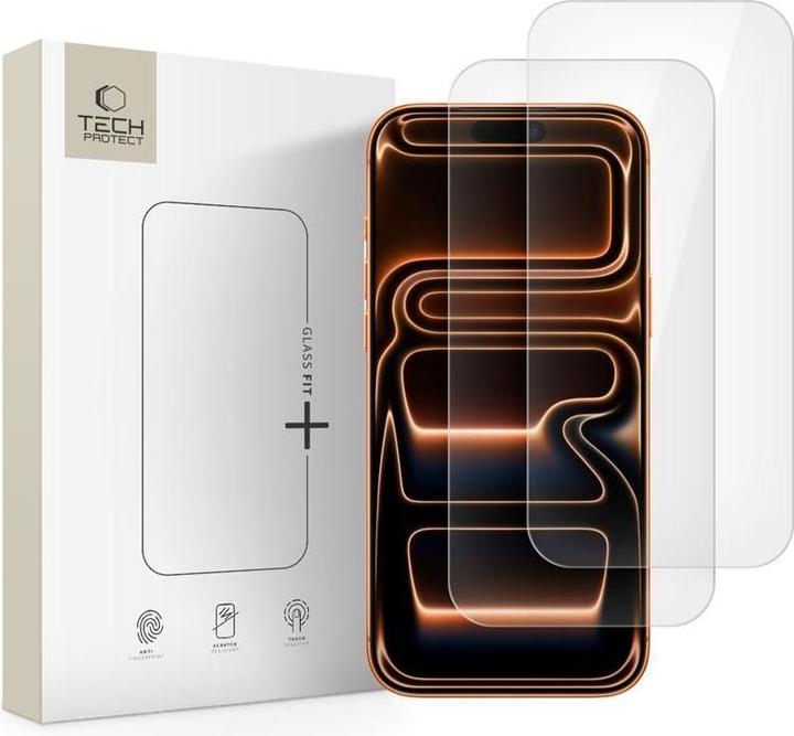 Produktbild Tech-Protect Glass Fit+ (2 Stk., Apple iPhone 16 Pro Max, Apple iPhone 17 Pro Max)