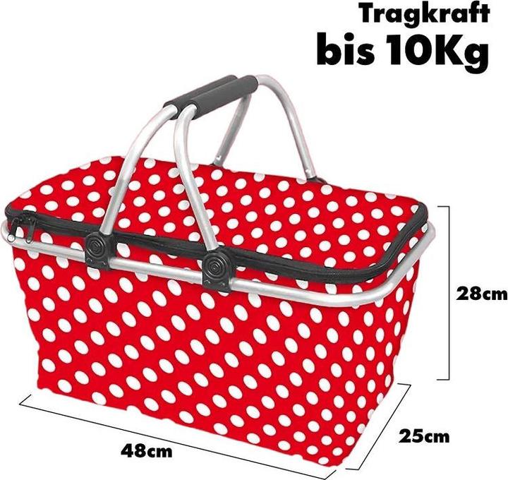 Produktbild Hermex Einkaufskorb Tragekorb Kühlkorb Carrybag Kühltasche Picknickkorb