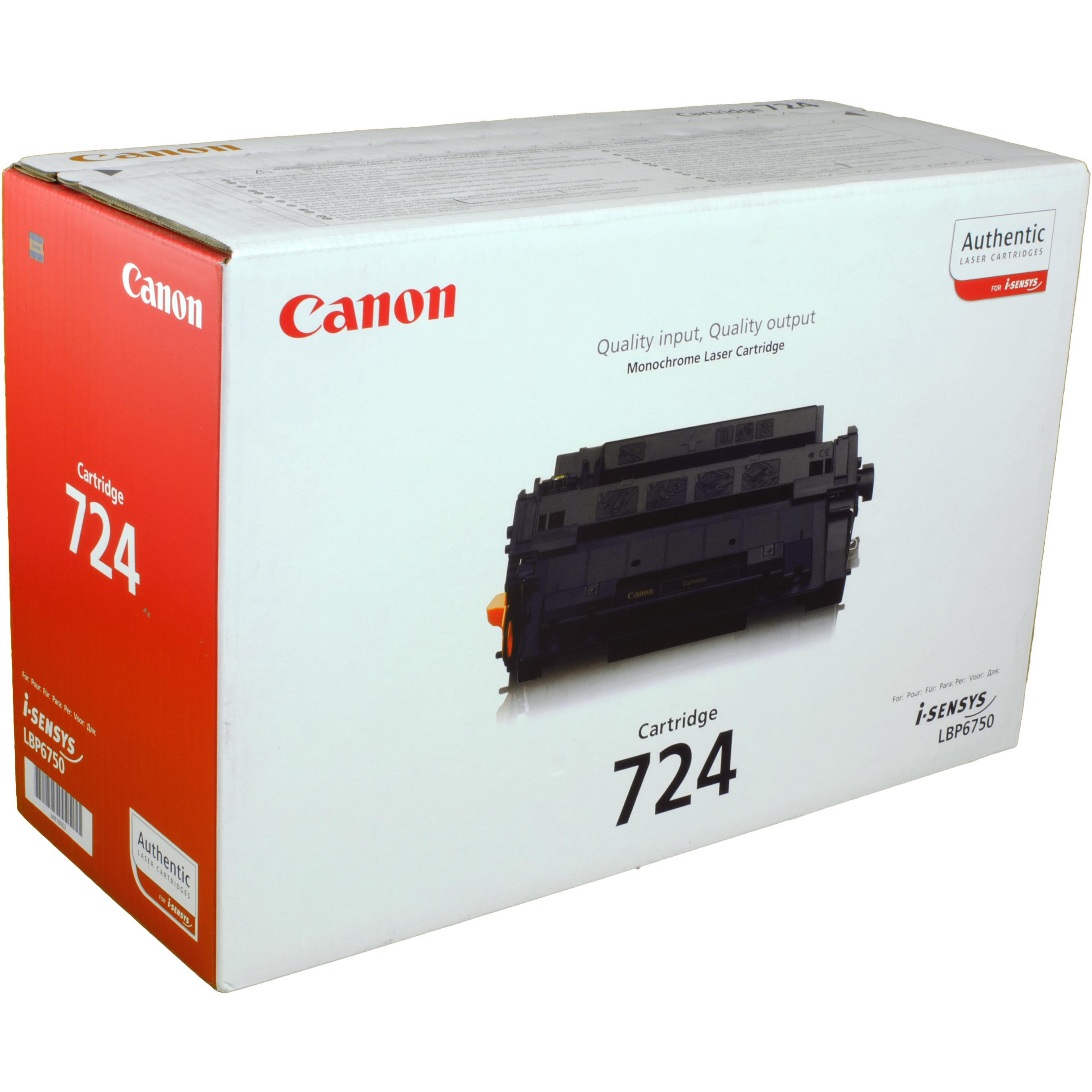 Canon, Toner, 724 (BK)