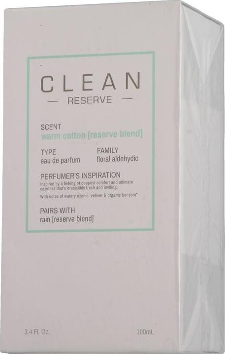Image du produit Clean Réserve Coton chaud (Eau de parfum, 100 ml)