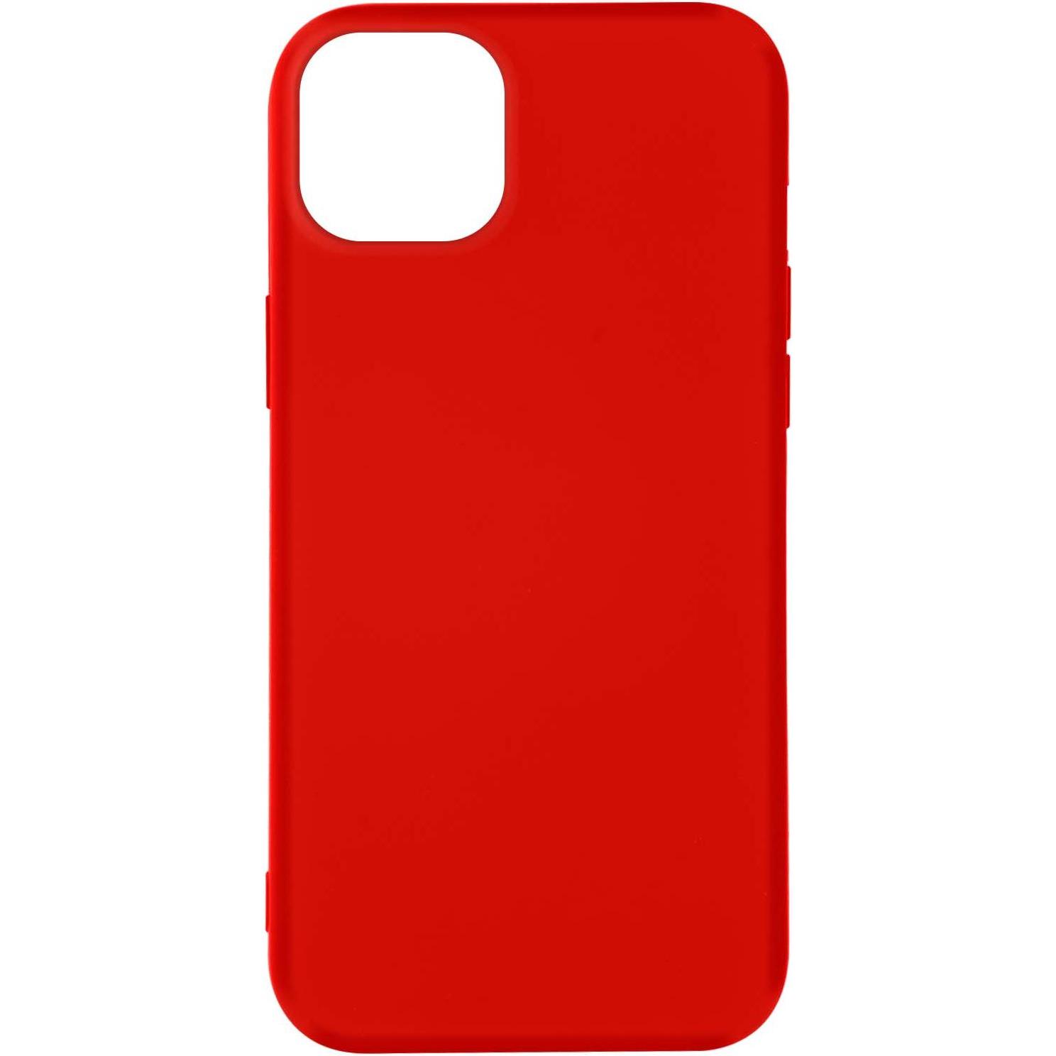 Avizar Soft Touch Handyhülle Series (Apple iPhone 14), Smartphone Hülle, Rot